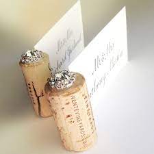 And this is nowhere truer than for numbers. 27 Best Cork Place Cards Ideas Place Card Holders Cork Place Cards Place Cards