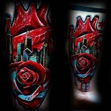 Fortunately, rose city tattoo is home to the area's most skilled tattooists. 70 City Skyline Tattoo Designs For Men Downtown Ink Ideas