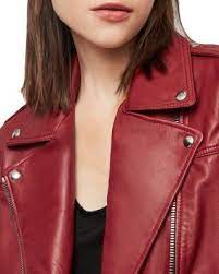 Allsaints Estae Leather Biker Jacket Women Bloomingdale S In 2021 Womens Biker Jacket Leather Biker Jacket Jackets