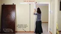 Quiet Glide 72 in. Top Mount Black Sliding Barn Door Round Track and  Hardware Kit QG1300TM08
