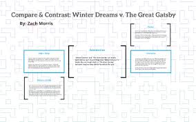 Compare Contrast Winter Dreams Vs The Great Gatsby By Zach Morris