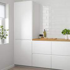 Pas de poignées, pas de tracas ! Voxtorp Porte Blanc Mat Blanc 60x80 Cm Ikea
