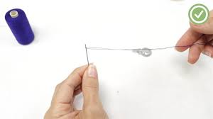 You're less likely to h. How To Thread A Needle And Tie A Knot 13 Steps With Pictures