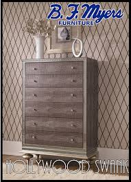 Hollywoodswank Bedroom Upholstered 5 Drawer Chest Available At B F Myers Furniture In Goodlettsville Tn 5 Drawer Chest Chest Of Drawers Upholster