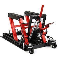 Sealey Mcl500 Single Post Motorcycle Lift 450kg Capacity Amazon Co Uk Car Motorbike Bike Lift Bike Cool Bike Accessories