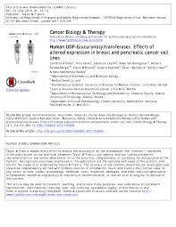 Cancers are the caregivers of the zodiac, and they love to foster close, nurturing relationships. Pdf Human Udp Glucuronosyltransferases Effects Of Altered Expression In Breast And Pancreatic Cancer Cell Lines