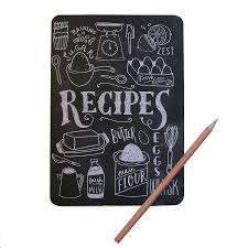 Blank Typographical Recipe Book By The Happy Pencil Notonthehighstreet Com Recipe Book Design Recipe Book Covers Recipe Book Diy