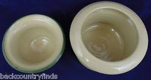 Put ice in the bottom and your favorite dip in the top and enjoy. Hand Crafted Usa Contemporary Pottery Dip Chiller Warmer Olives Appetizer Dish 400773696