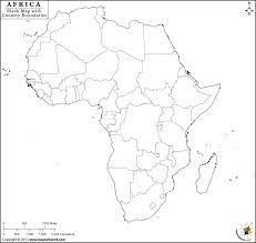In the late 19th century, european countries colonized almost all of africa; Blank Map Of Africa Printable Outline Map Of Africa