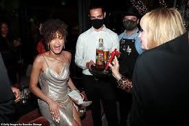 Blige, andra day, natalia lafourcade, miguel, keala settle, sufjan stevens and common will perform this. Oscars 2021 Nominee Andra Day Joins Winnie Harlow At Spring Place S Afterparty Daily Mail Online