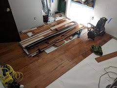 About 1/3 into the install, the installer was having a very hard time getting the tong and grooves to come together correctly. Bruce Plano Marsh