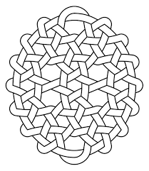 Oval Celtic Knot Work By Peter Mulkers In 2021 Pattern Art Coloring Books Celtic Patterns