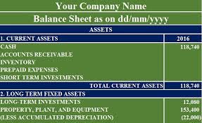 Download Balance Sheet Excel Template Exceldatapro