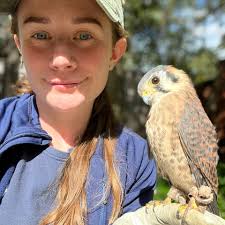 Farewell, Tabby! This week is Raptor Rehabilitation Associate Tabby Smith's  last with Audubon, so our staff and volunteers gathered for some cake and  well wishes before she sets off