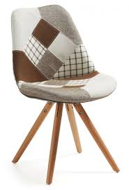 Lars Patchwork Chair Natural Patchwork Chair Patchwork Furniture Fabric Dining Chairs