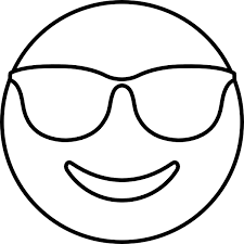 It was so fun to see how we all colored it differently. Sunglasses Emoji Coloring Pages Coloring Home