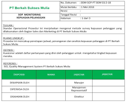 Contoh soalan survey kepuasan pelanggan. Sop Survey Kepuasan Pelanggan Dan Contoh Kuesioner