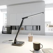 Here is a beautiful diy industrial style lamp perfect for any office, night stand or side table. Libia Led Table Lamp Charging Station Black Lights Co Uk