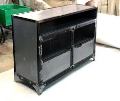 Vintage industrial metal steel rustic lyon open file sorting storage unit. Black Industrial And Rustic Metal Sideboards Cabinets For Living Room Storage Id 8616472988