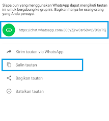 Tempelkan tautan ke grup2 / orang2 yang mau anda undang. Cara Membuat Link Invite Whatsapp Cepat Hanya 1 Menit