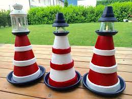 Dafür gingen wir in den baumarkt und kauften uns Garten Diy Zum Sommerbeginn Bauen Wir Einen Leuchtturm Mamablog Einer Schreit Immer