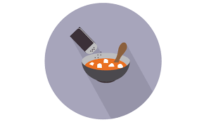 Soup Bowl With Spoon And Black Pepper Pot Vector Illustration For Food Web And Mobile Designs Icons Soup Bowl Soup Bowl Mobile Design Vector Illustration