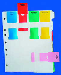 Custom Poly Chart Divider Index Charts Divider Sets