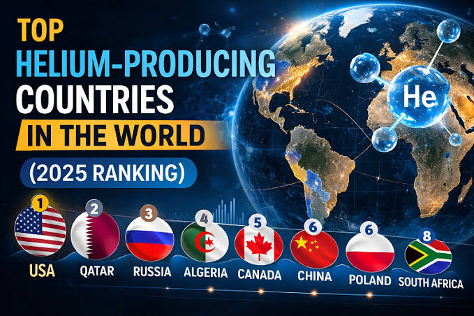 Produttori mondiali di Elio
