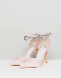 True Decadence Light Pink Embellished Pumps Pink Sparkly Wedding Shoes Jimmy Choo Heels Wedding Shoes