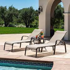 Shop outdoor pool lounge chairs and inflatable loungers for any space. Outdoor Patio Chaise Lounges Daybeds Costco