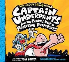 The captain underpants book series by dav pilkey includes books the adventures of captain underpants, captain underpants and the attack of the talking toilets, captain underpants and the invasion of the incredibly naughty cafeteria ladies from outer space, and several more. Amazon Com Captain Underpants And The Perilous Plot Of Professor Poopypants Captain Underpants 4 4 9781338312706 Pilkey Dav Pilkey Dav Books