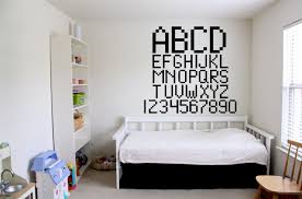 Wall Vinyl Sticker Decals Mural Room Design Bedroom Alphabet Letters Numbers Count School Nursery Bo2848 Room Design Bedroom Cool Rooms Room Design