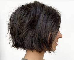Short Blunt Brunette Bob Thick Hair Styles Short Hairstyles For Thick Hair Bob Hairstyles For Thick