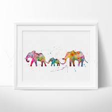 Maybe you would like to learn more about one of these? Elephant Family Baby Nursery Art Print Animal Print Wall Art Vivideditions