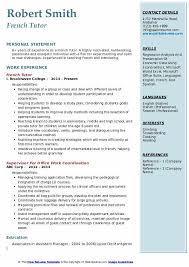 Cv examples see perfect cv samples that get jobs. English Tutor Cv Sample