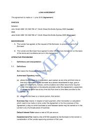 Sample business loan contract template. Loan Agreement With Interest Free Template Sample Lawpath