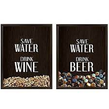 Want Bed Bath And Beyond Graphic Wall Art Shadow Boxes Save Water Drink