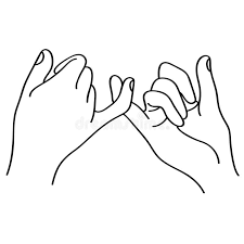 This purchase includes printable files for 32 standard frame sizes. Pinky Promise Vector Illustration By Crafteroks Stock Vector Illustration Of Fingers Silhouette 146405112