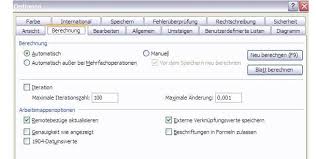 Excel Ergebnisse Automatisch Aktualisieren