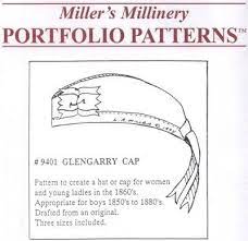 1850 S To 1860s Glengarry Cap Pattern Cap Patterns Sewing Patterns For Kids Millinery