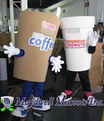 Dunkin Donuts Iced Coffee And Hot Coffee Mascots Dunkin Iced Coffee Dunkin Donuts