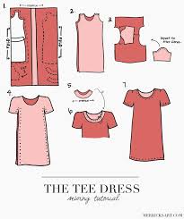 The Tee Dress Tutorial Merrick S Art Shirt Dress Pattern Sewing Patterns Sewing Dresses