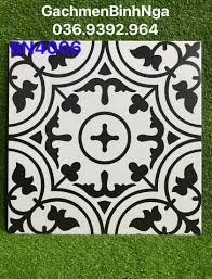 Gạch bông 40x40 Mikado BN4006 trang trí Homestay đẹp giá rẻ