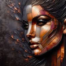 Wooden Serenity Digital by Fareed Ahmed