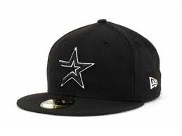 Houston Astros New Era 59fifty Mlb Black And White Fashion Hats 28 Fitted Hats Astros Hat 59fifty Hats