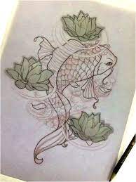 Fish In A Pond Sketch Google Search Koi Tattoo Design Body Art Tattoos Tattoos
