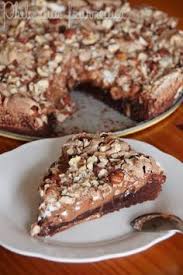 Gateau Chocolat Noisettes Meringue Chocolate Hazelnut Meringue Cake Philo Aux Fourneau Gateau Chocolat Noisette Gateaux Et Desserts Chocolat Noisette