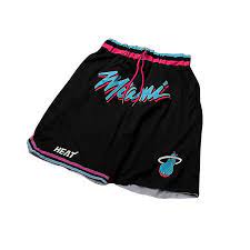 Whether you are heading to the arena or hitting the court for a game, we offer the apparel you need. Miami Heat M N Black Basketball Just Don Shorts Nba Shorts