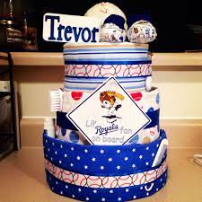 Baseball Diaper Cake Baseball Diaper Cake Royals Kansas City Kc Royals Baby Shower Diaper Cake Baby Shower Diaper Cake Diaper Cake Boy Royal Baby Showers