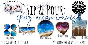 Sip & Pour; Epoxy Ocean waves workshop @ VITAMIN SEA
